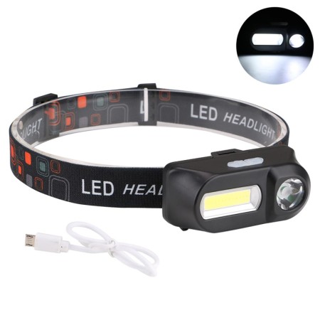 Super Bright light Sensor Mini LED Headlamp