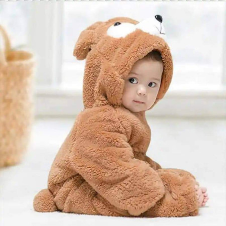 Baby Jumpsuit Brown Color (০ থেকে ৩ বছর)