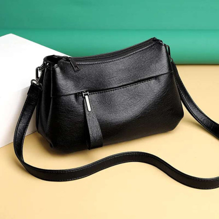 Korean bag atipasial leather ( black colour )