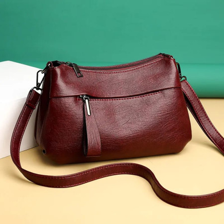 Korean bag atipasial leather ( Maroon colour )
