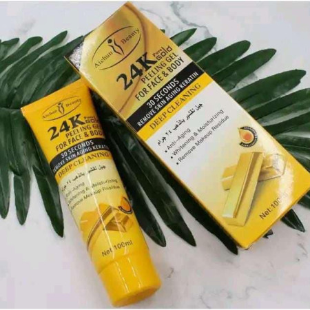 24K Gold Peelig Gel & Face Pack