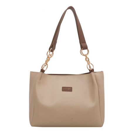 Signature Classic shoulder women's tote bags(Cream)