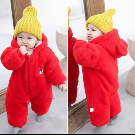 Baby Jumpsuite Red Color (০ থেকে ৩ বছর)