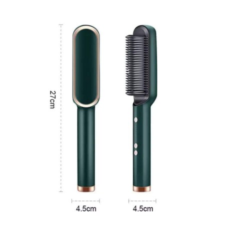 Smart hair straightener brush