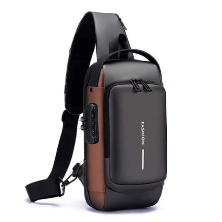 USB charging port sling Anti-theft shoulder bag