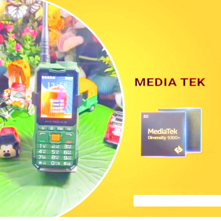 (Green Color) 4 sim Walkie Talkie Mobile