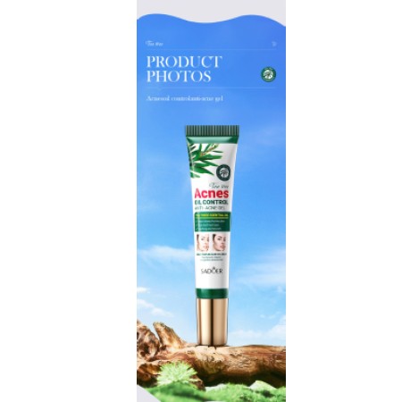 Tea Tree Acne Oil Control Face Gel Anti-Acne Hydrating Moisturizing Gel 20g