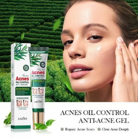 Tea Tree Acne Oil Control Face Gel Anti-Acne Hydrating Moisturizing Gel 20g