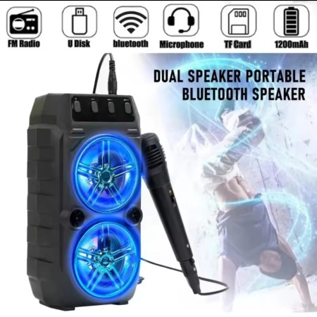 Wireless Speaker GTS-1773  (Double Speaker)