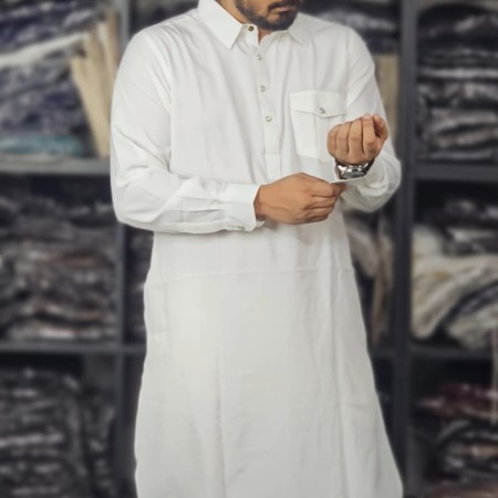 Pakistani Kabli Set (White color) TIk
