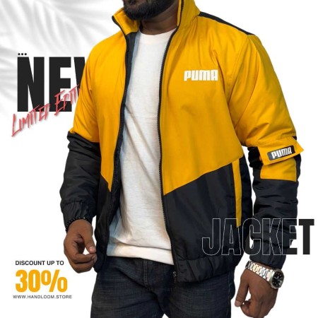 Puma Yellow Black Jacket