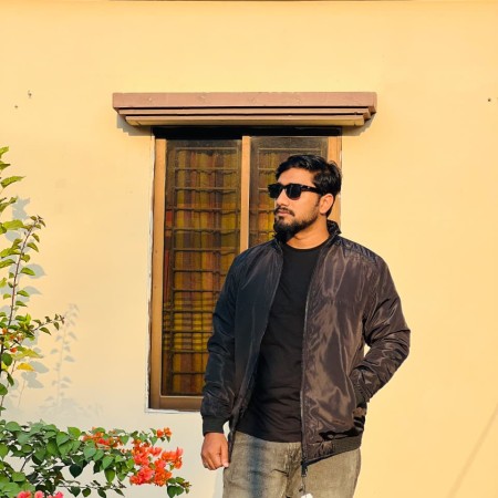 Solid Saskin Jacket for Men ( Black Color)