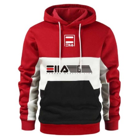 Winter Hoodies For Men (Red - Balck color)