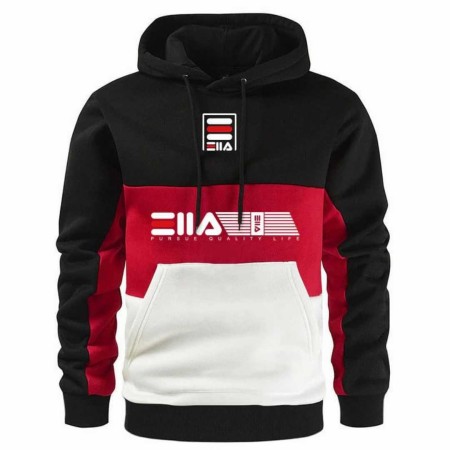 Winter Hoodies For Men (Balck - Red color)