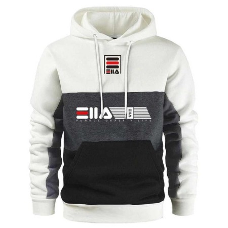 Winter Hoodies For Men (White - Black color)