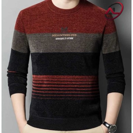 Winter Sweater For Men (Maroon color)