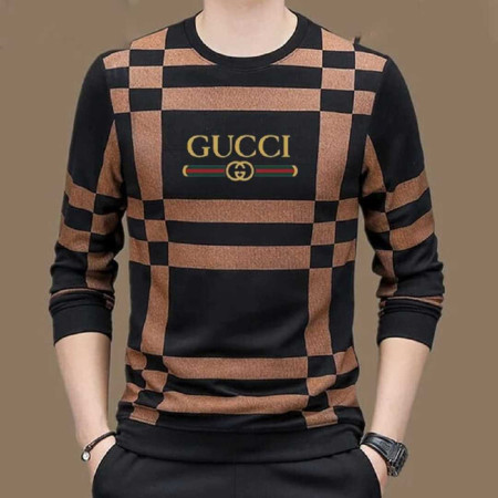 Winter Sweater For Men (Gucci Black Brown )