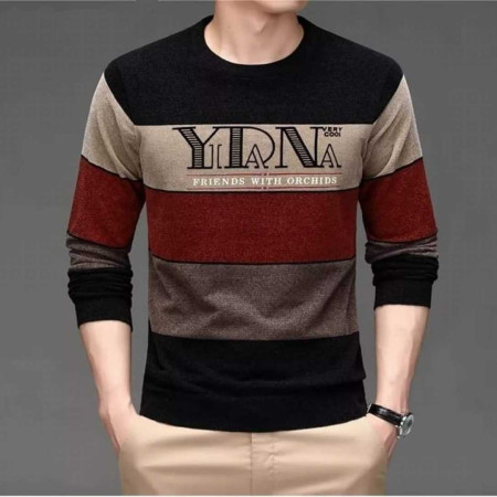 Winter Sweater For Men (YND Black-Red)