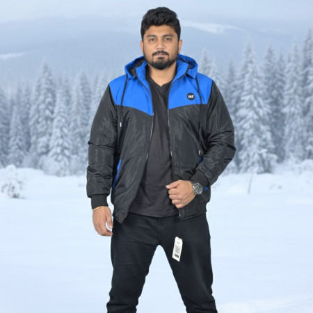 Winter Hoodie Jacket for Men ( Blue Color)