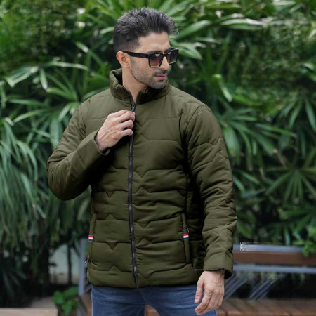 Padding Jacket Solid Olive T