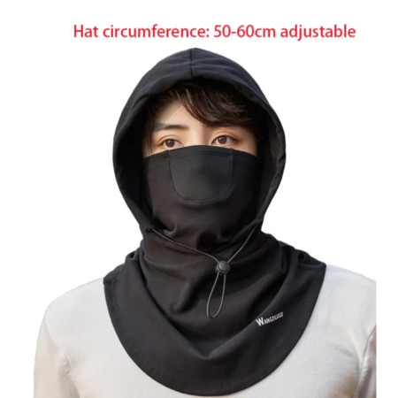 100% China Premium Winter Cap Mask 1 psc (Black Color)