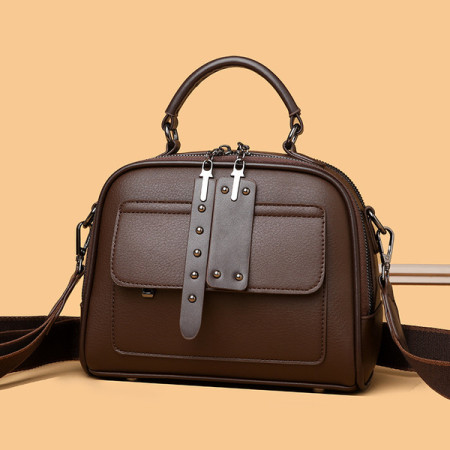 High end ladies' handbag (Coffee Color)