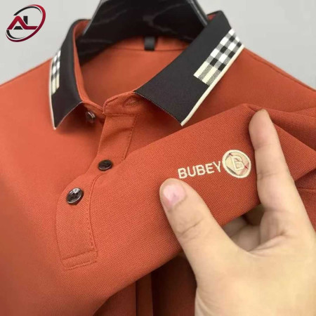 Premium Cotton Half Sleeve Polo Shirt (Bubey Copper)