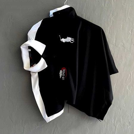 Cotton Polo Shirt (US Open Black)