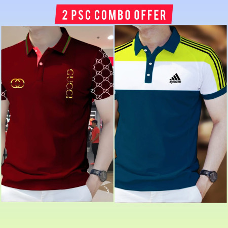 ২ পিস কম্বো অফার ৭৫০ টাঁকা (New G Maroon +Adidds Sports  patrol)