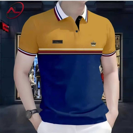 Cotton Polo Shirt ( Poulet Yellow)