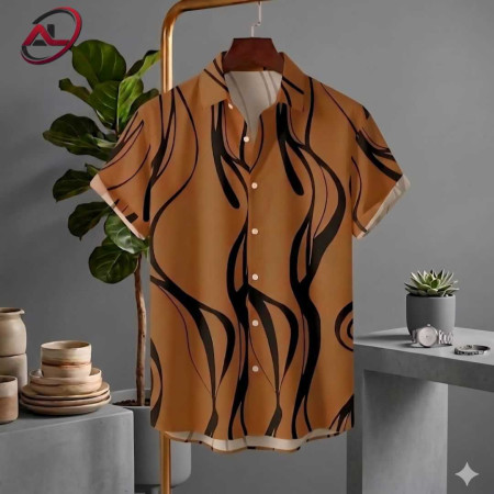 Premium China Fabric Ultra Soft Casual Half Sleece Summer Shirt For Men