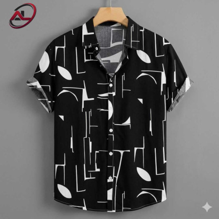 Premium China Fabric Ultra Soft Casual Half Sleece Summer Shirt For Men