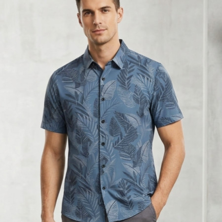Premium China Fabric Ultra Soft Casual Half Sleece Summer Shirt For Men