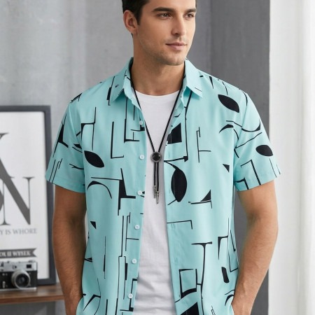 Premium China Fabric Ultra Soft Casual Half Sleece Summer Shirt For Men