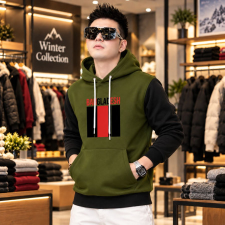 Winter Hoodies For Men (Bangladesh Olive)