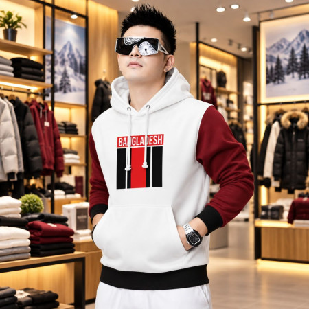 Winter Hoodies For Men (Bangladesh White)